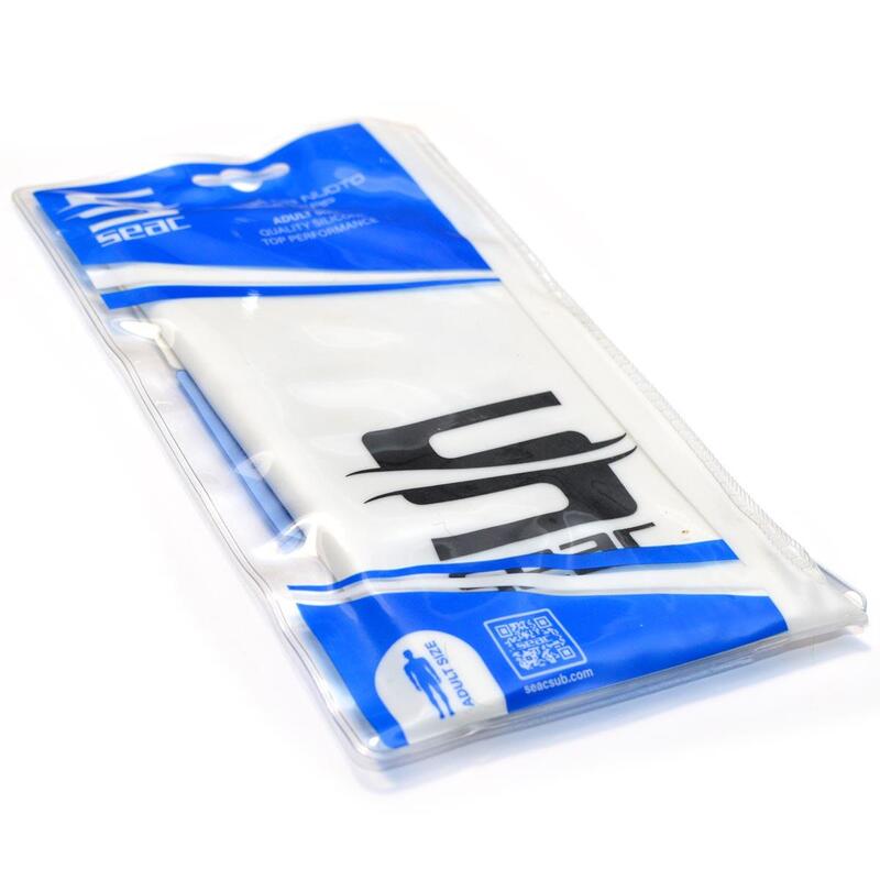 Casca de inot Seac - SILICONE AD, Alb