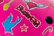 Essentials Pink Sticker Helmet 3/3