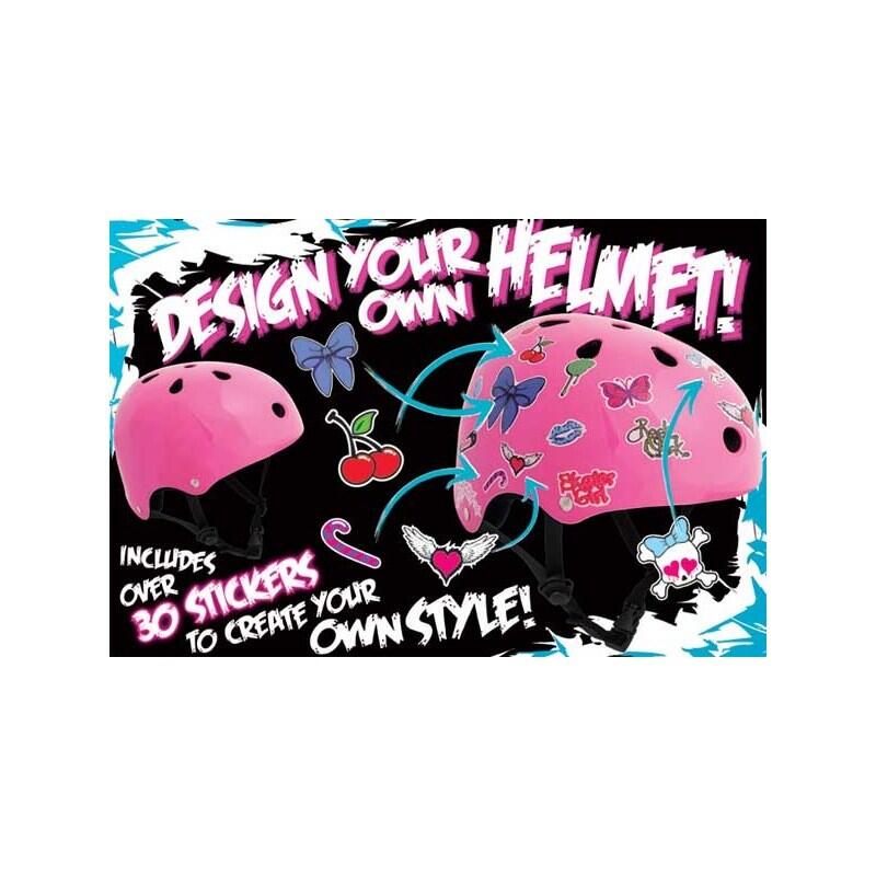 Essentials Pink Sticker Helmet 2/3