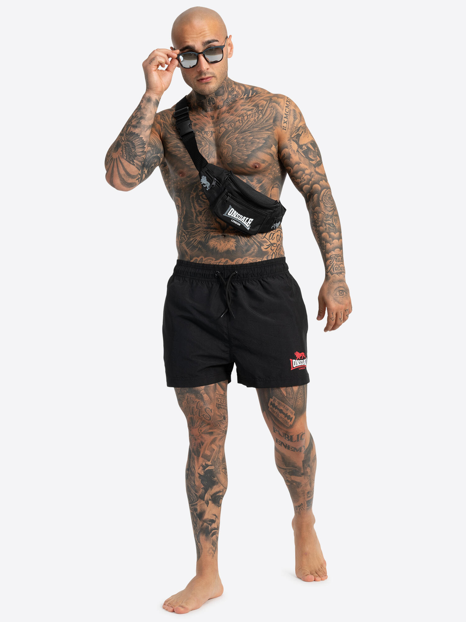 LONSDALE Herren Beachshorts normale Passform KILSTAY 4/6