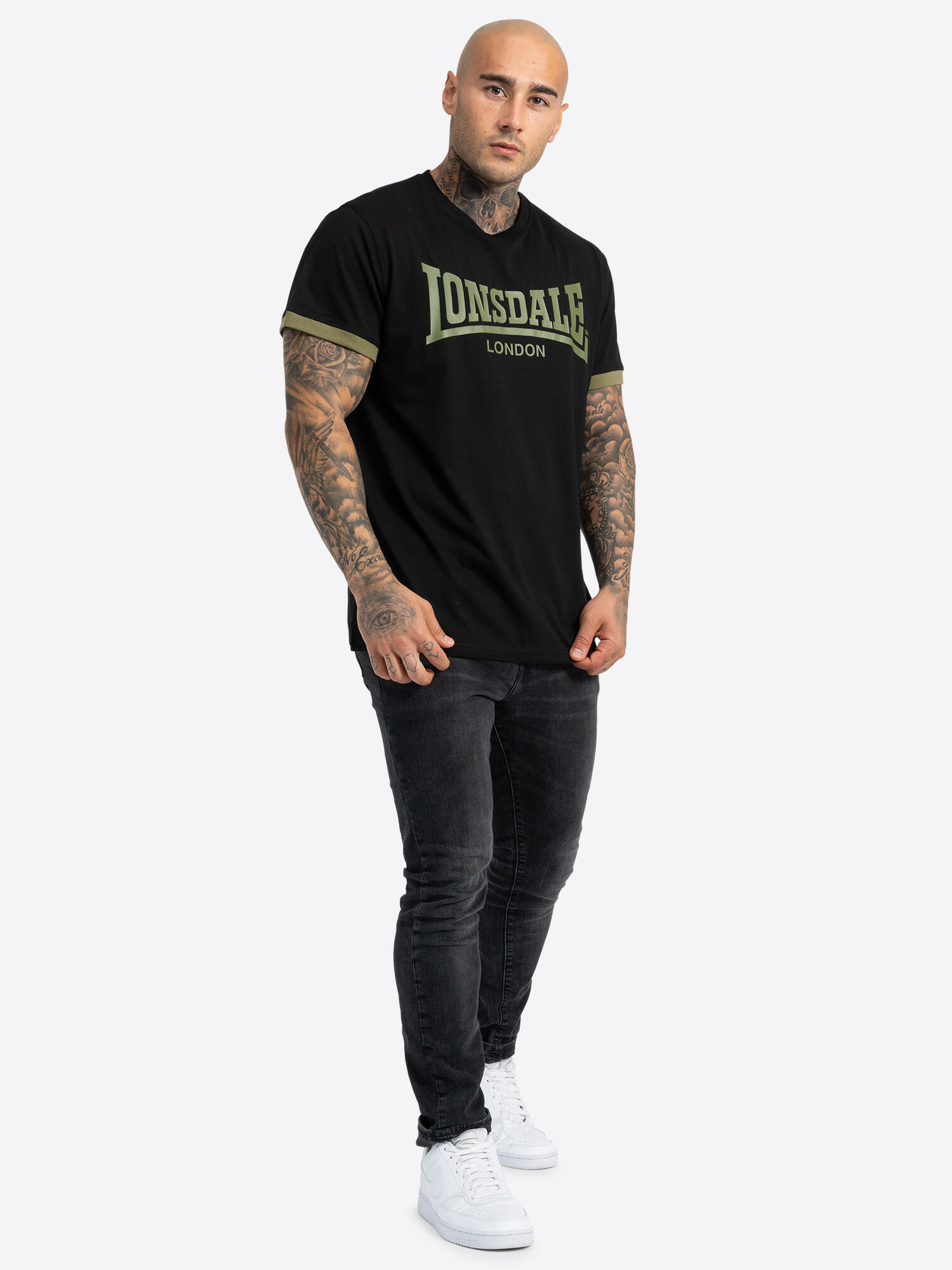 LONSDALE Herren T-Shirt normale Passform TOWNHEAD 3/6