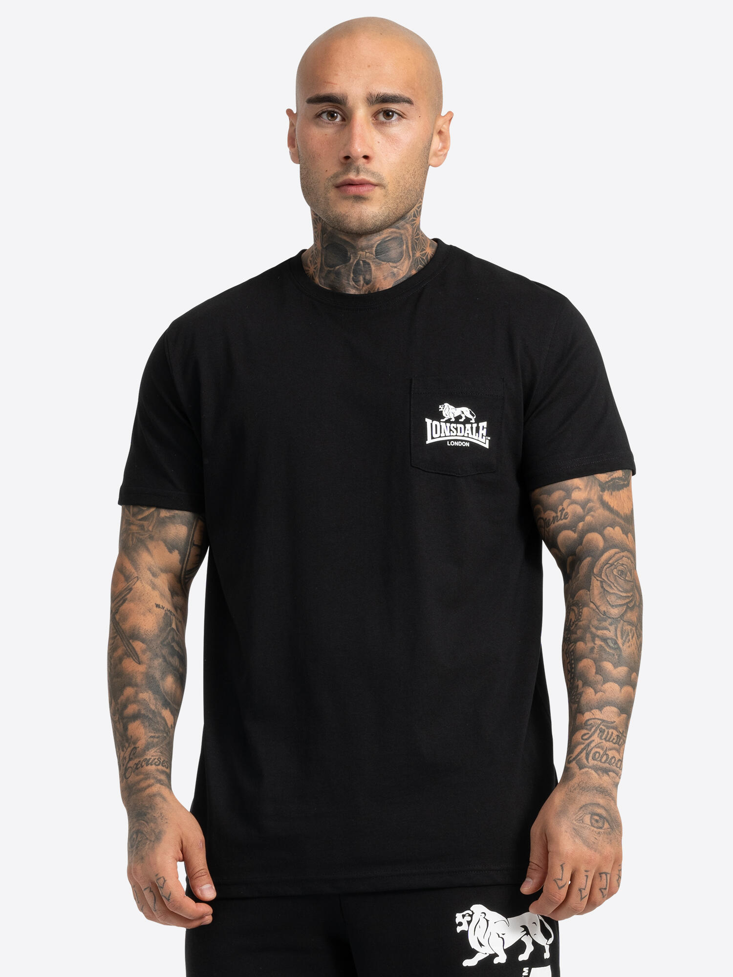 LONSDALE Heren-T-shirt, regular fit dubbelpak SUSSEX 2/6