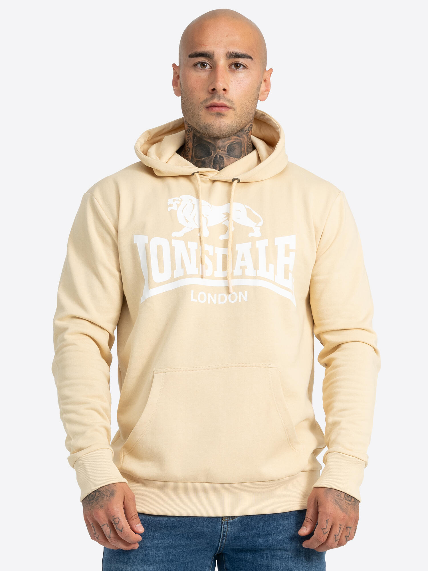 LONSDALE LONSDALE Heren sweatshirt met capuchon regular fit SHERBORNE