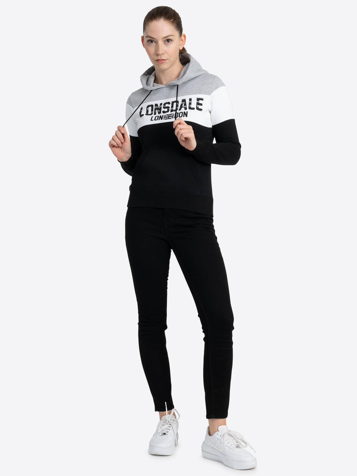 LONSDALE Dames sweatshirt met capuchon PENBRYN 3/7