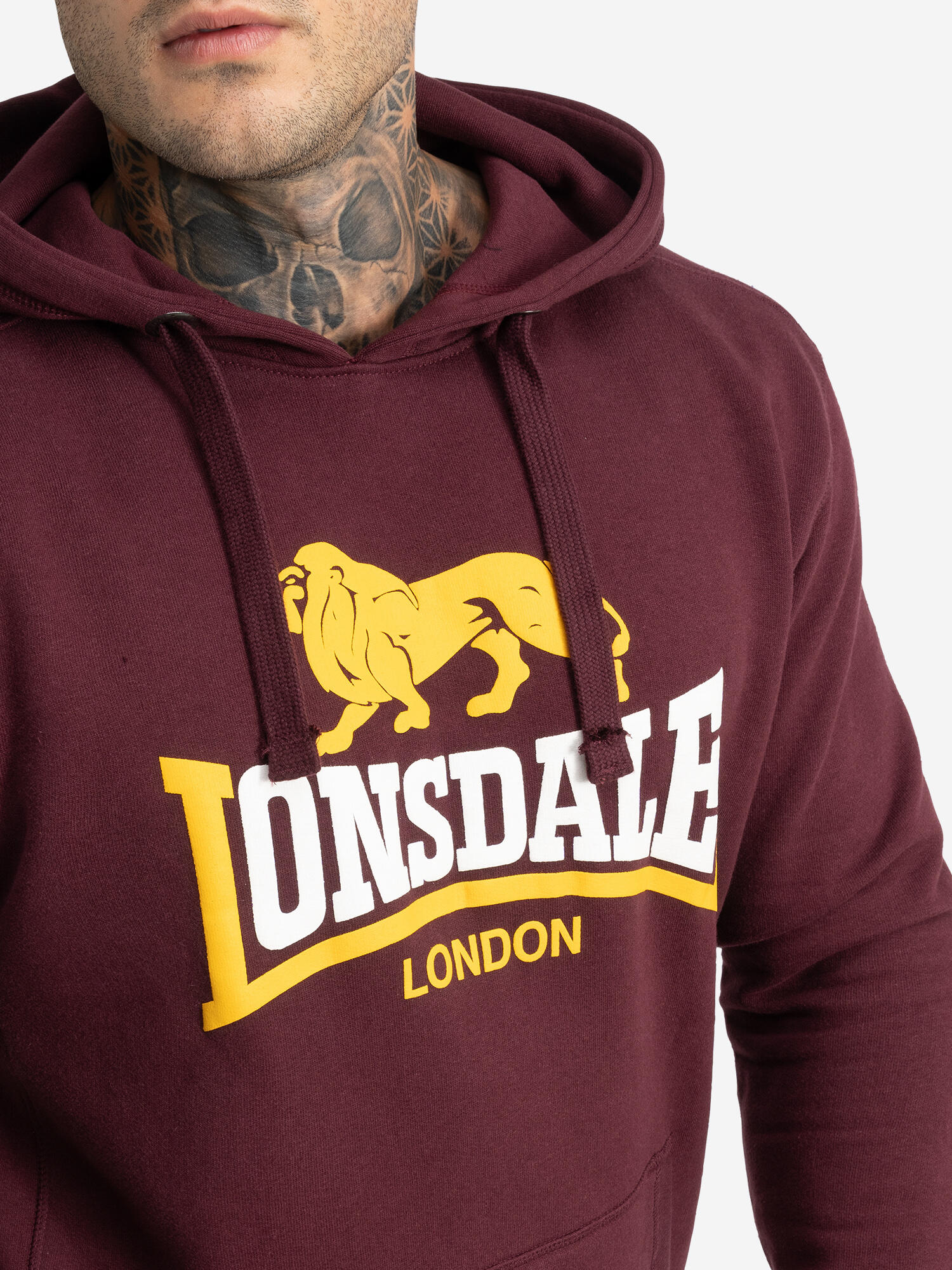Felpa con cappuccio Lonsdale Thurning 6/6