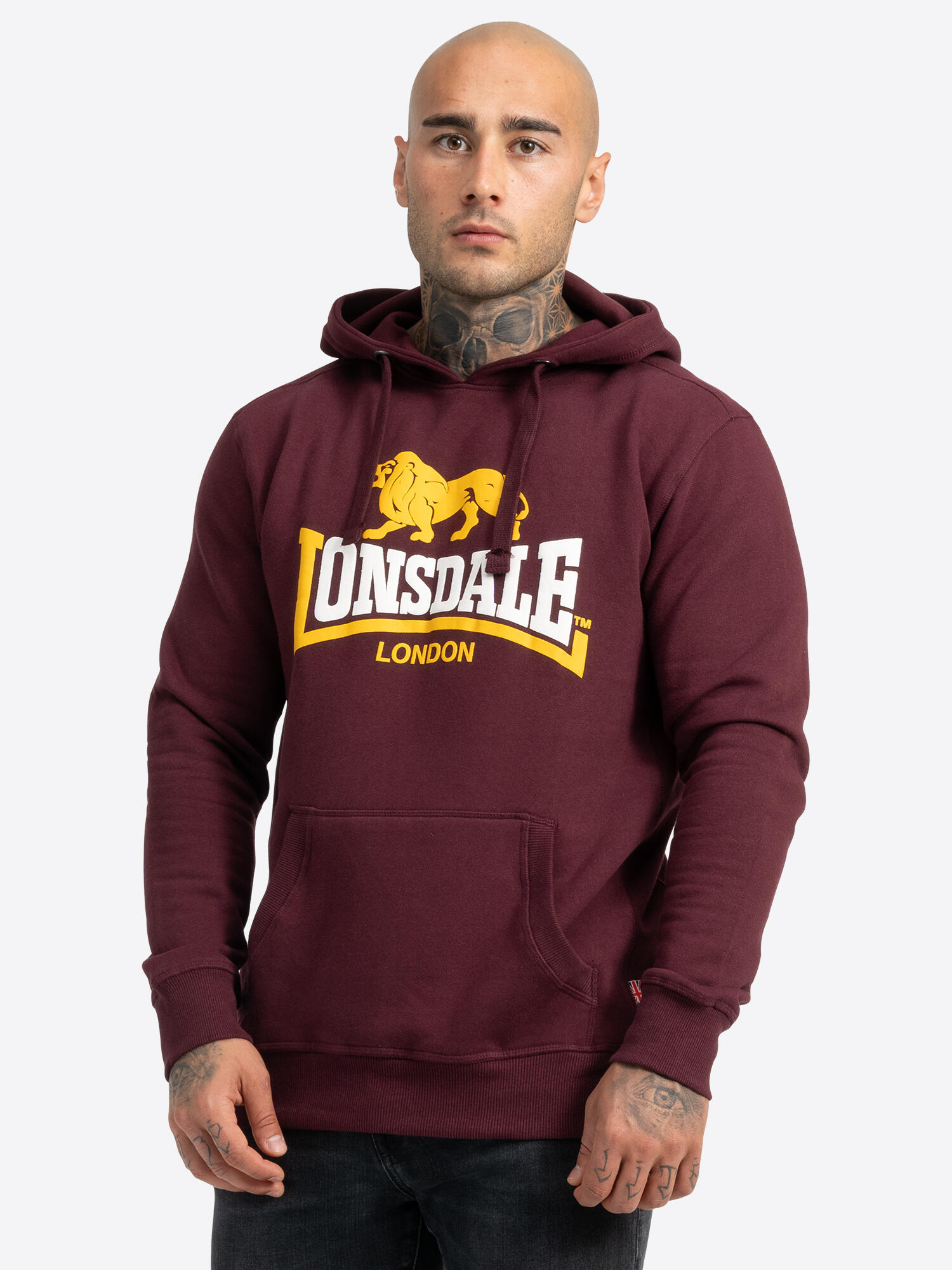 LONSDALE Felpa con cappuccio Lonsdale Thurning