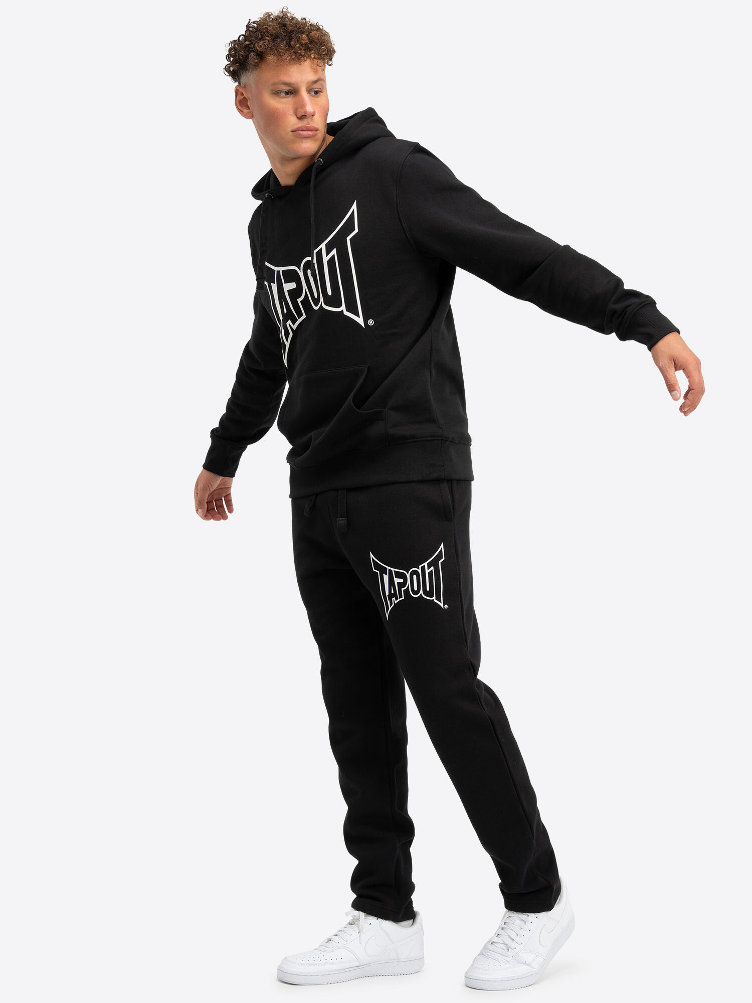 TAPOUT Herren Kapuzensweatshirt normale Passform LIFESTYLE BASIC HOODIE 3/6