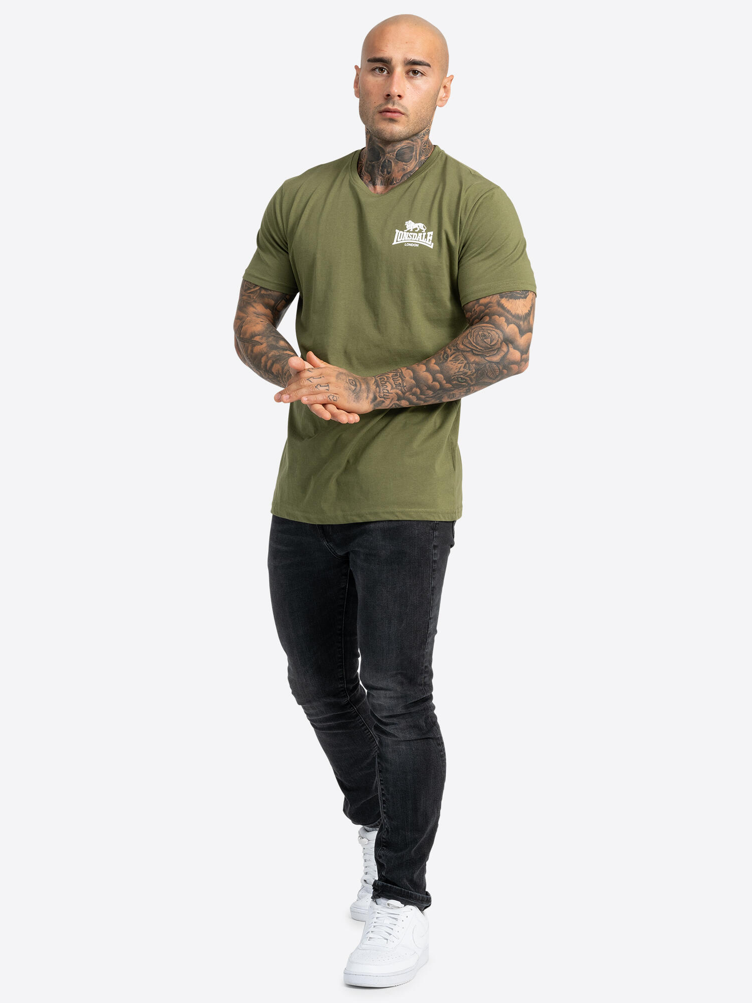 LONSDALE Herren T-Shirt normale Passform Doppelpack BLAIRMORE 3/7