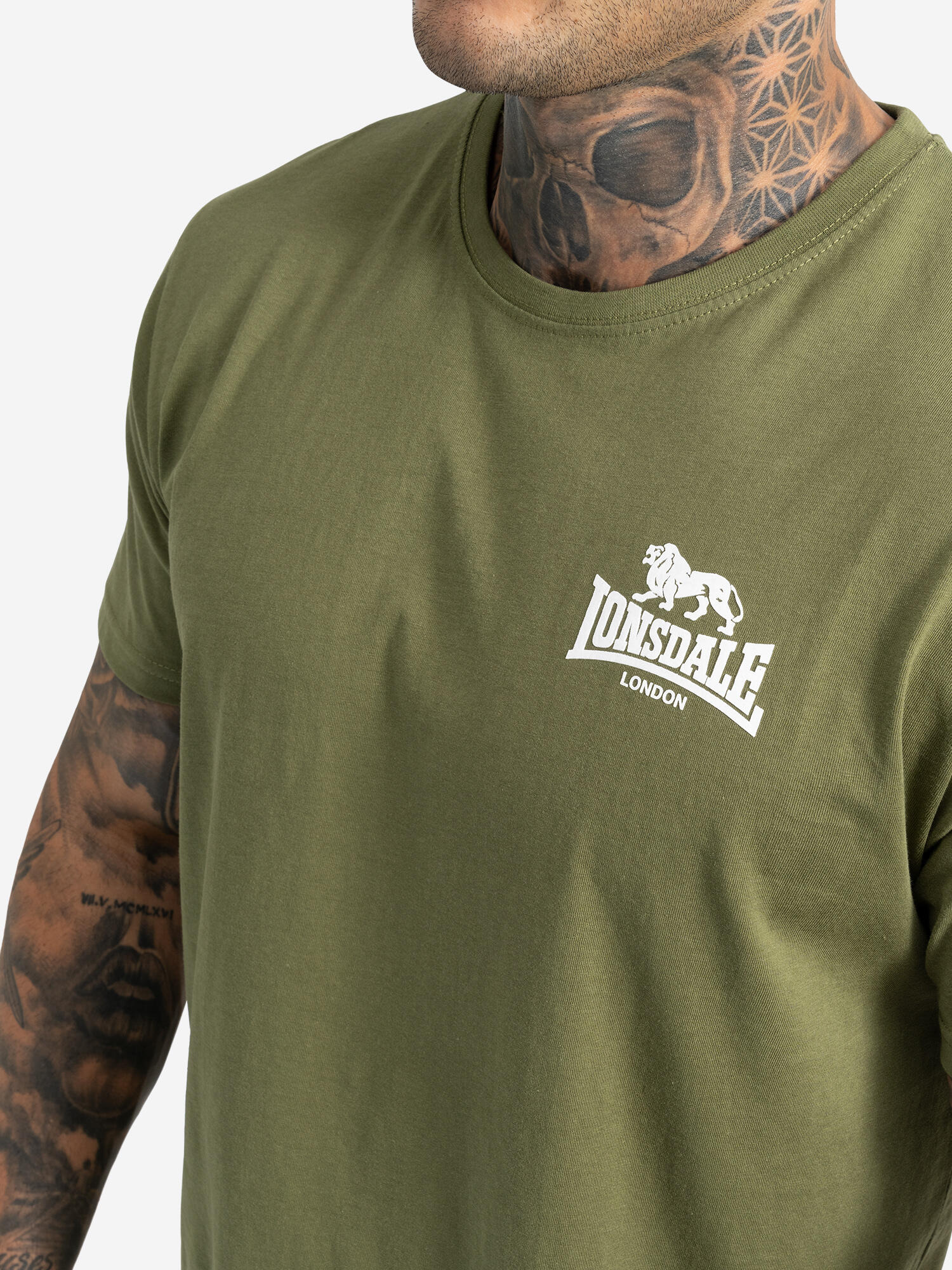 LONSDALE Herren T-Shirt normale Passform Doppelpack BLAIRMORE 5/7