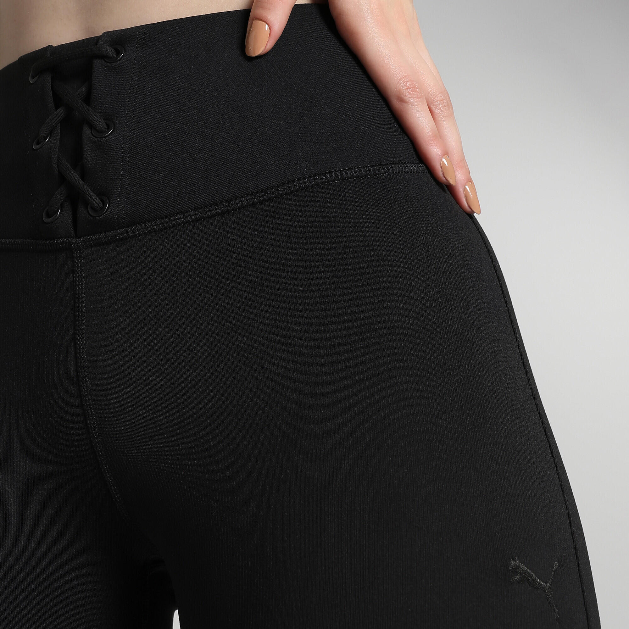 Legging de traning côtelé CLOUDSPUN Femme PUMA Black 5/7