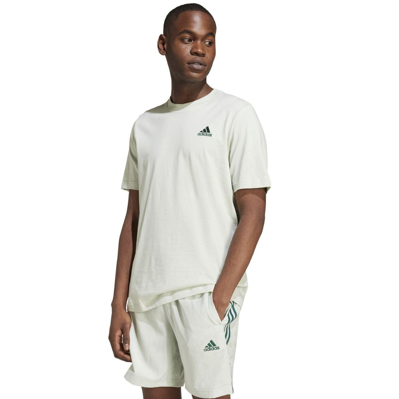 T-shirt adidas Essentials homme - 100% coton, logo brodé 3/5