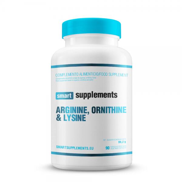 Arginine, Ornithine & Lysine - 90 caps de Smart Supplements PROMOÇÃO      9,40€ 23,99€ -60%    * 06/05/2025 até rutura de stock  Preço por quantidade 104,45€kg SMART SUPPLEMENTS Arginine, Ornithine & Lysine - 90 caps de Smart SupplementsVendido e expedido por: Masmusculo    