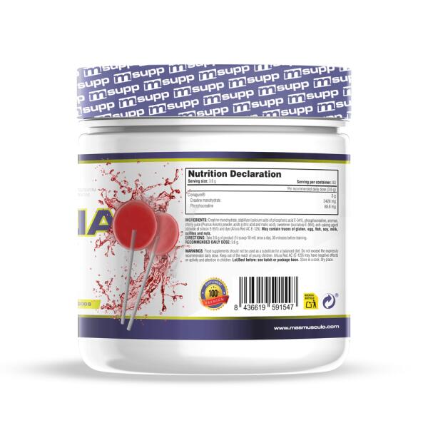 Creatine monohydrate clonapure - 300g Sucette de MASmusculo 3/6