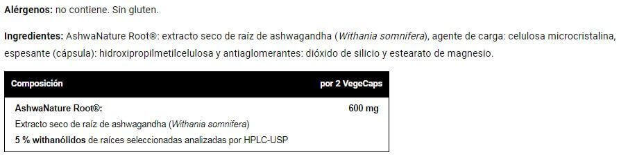 Ashwagandha (Ashwanature Root®) - 100 Kapsułek Roślinnych VitoBest 3/4