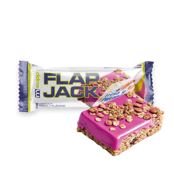 FlapJack (Barrita de Avena Energética) - 80g Fresa Banana MASMUSCULO 3/5