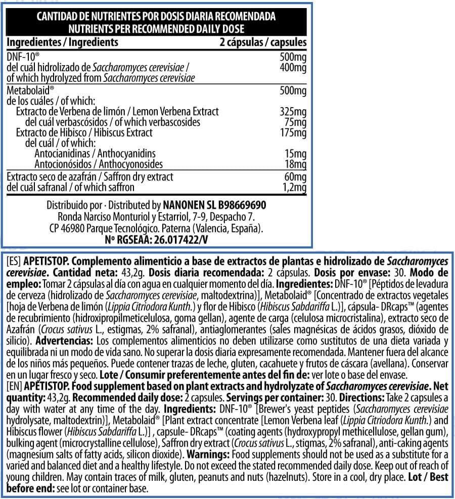 Real Apetistop - 60 Cápsulas BIG 4/4