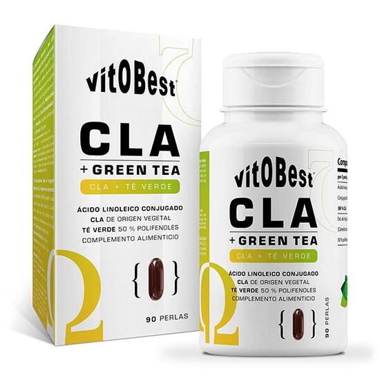 CLA + Grüner Tee (CLA + Grüner Tee) - 90 Weichkapseln VitoBest