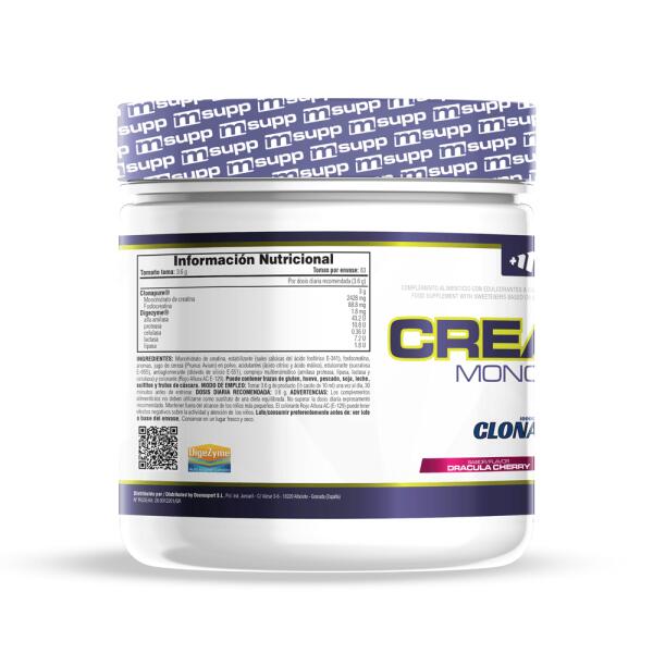 Creatina Monohidrato Clonapure® - 300g Dracula Cherry MASMUSCULO 2/6