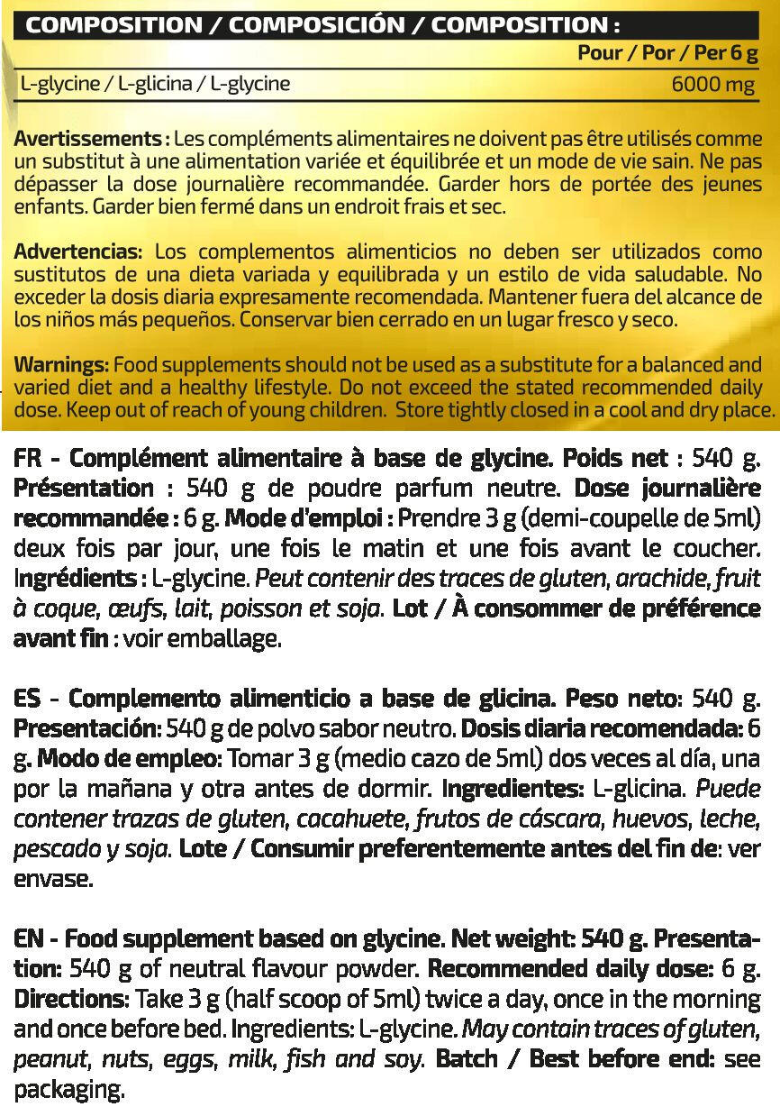 Glycine - 540g de IO.Genix 2/3