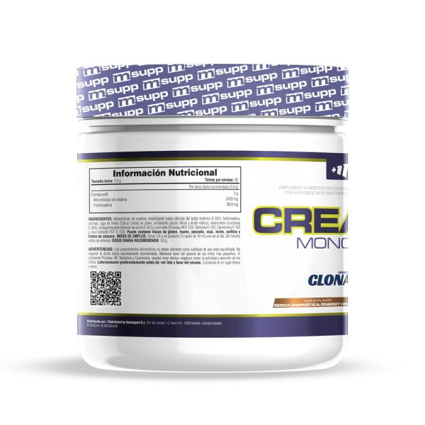 Creatine monohydrate clonapure - 300g Boisson énergique de MASmusculo 2/6