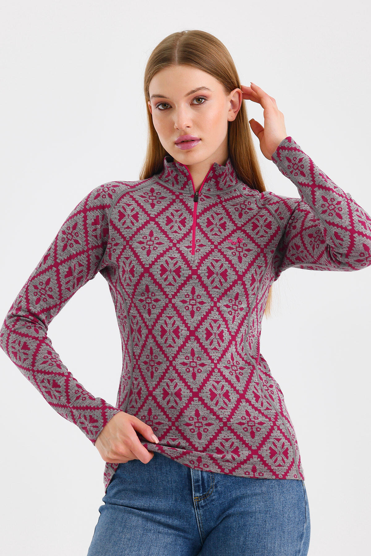 Venus - Koszulka termoaktywna z długim rękawem 100% wełna merino (230 g/m²) 6/7