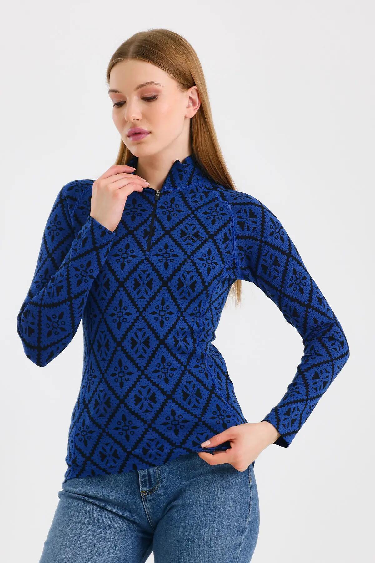 Venus - Koszulka termoaktywna 100% wełna merino (230 g/m²) S, Niebieski 3/7