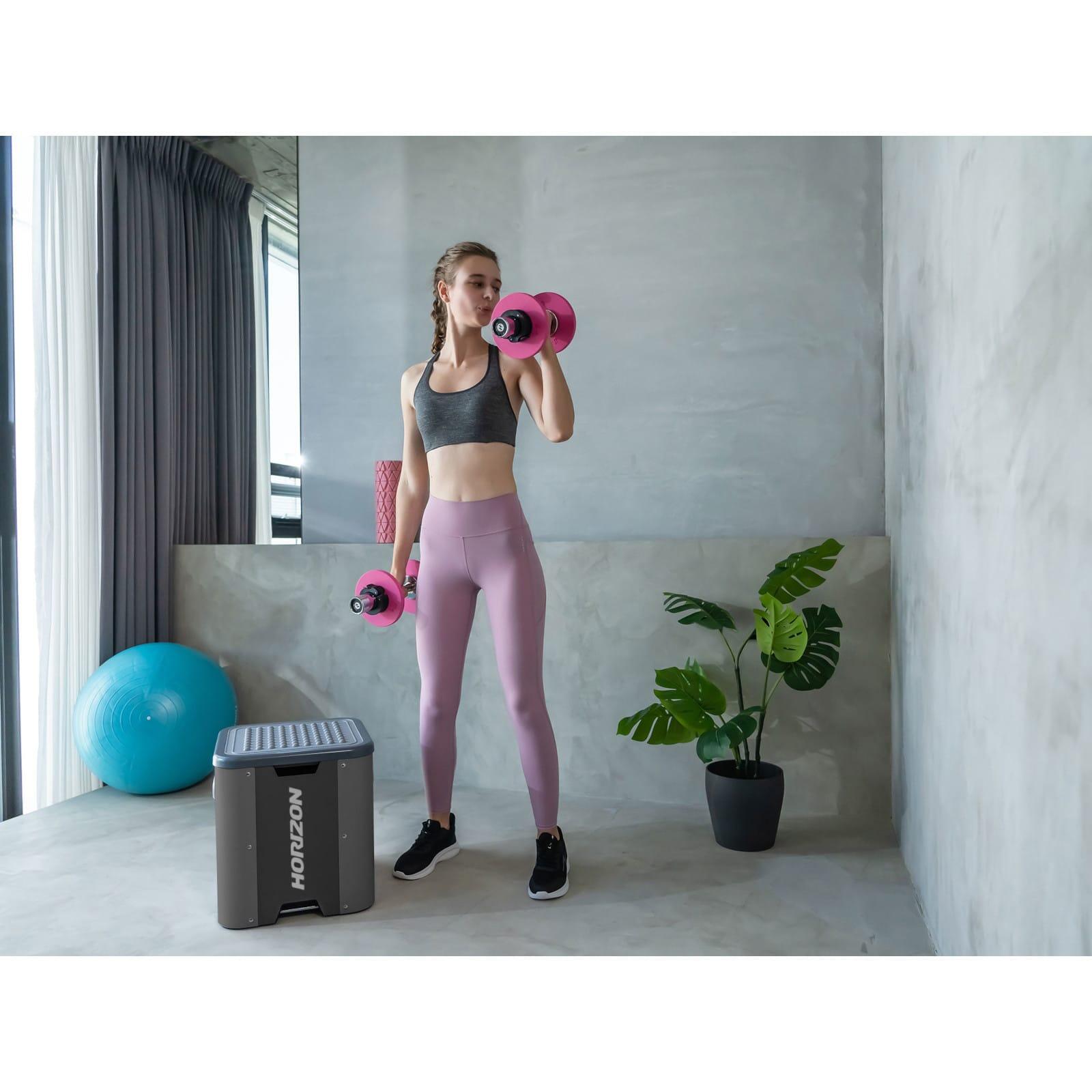 Horizon fitness Cube Ensemble compact avec accessoires & stockage intégré 5/8