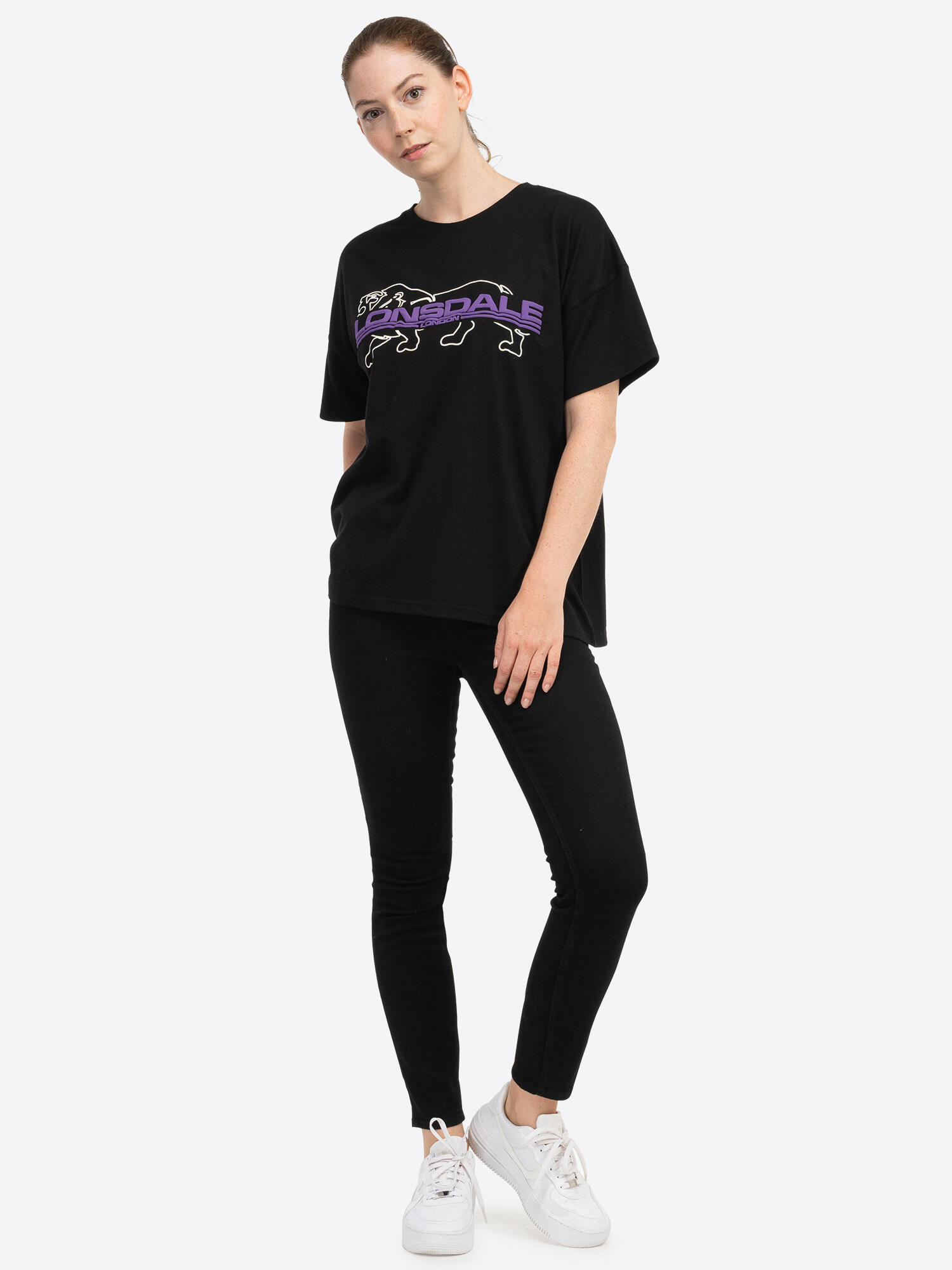 Dames-T-shirt oversized Lonsdale Cullaloe 4/6