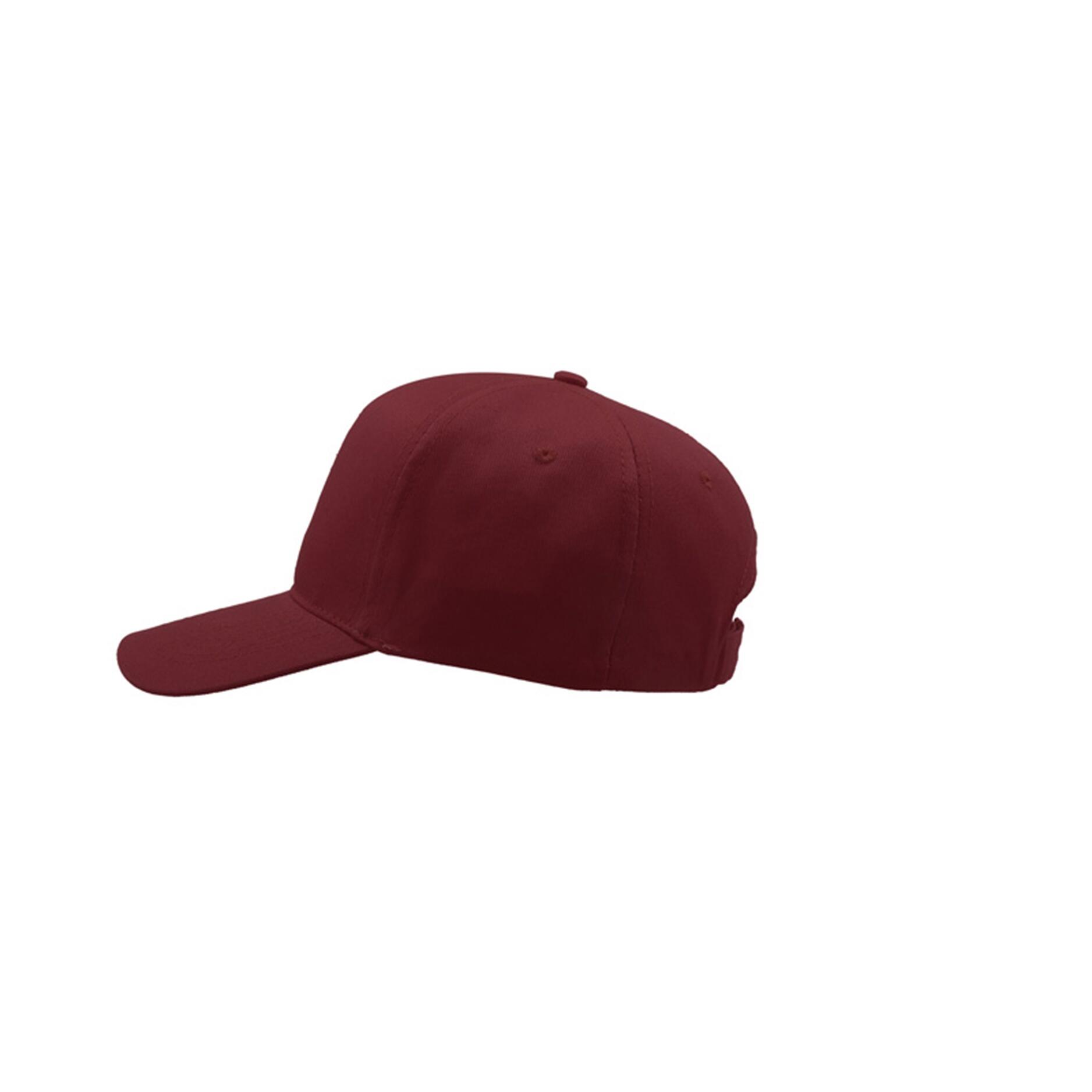 Start 5 Panel Cap (Pack of 2) (Burgundy) 4/5