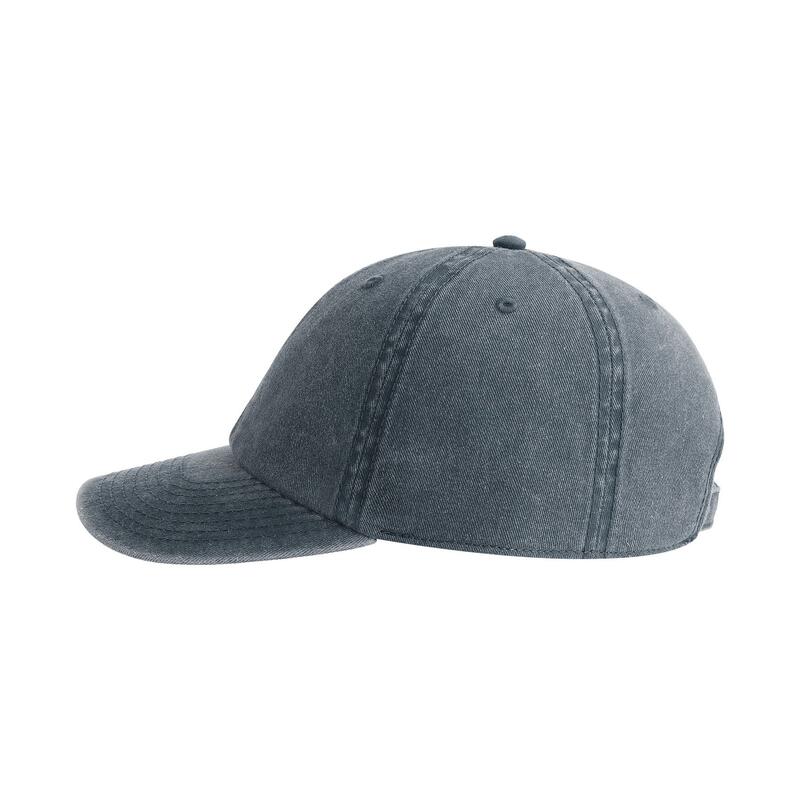 Digg Baseballkappe mit 6 Paneelen, Pigmentfärbung Damen und Herren Marineblau