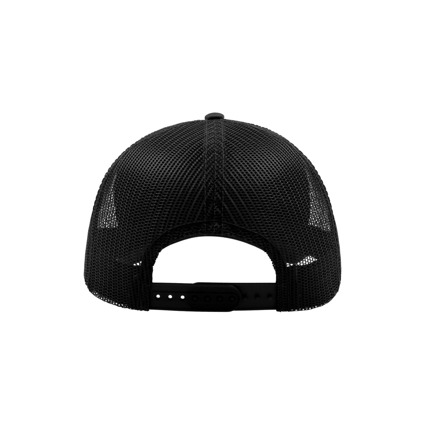 Rapper 5 Panel Trucker Cap (Black/Black) 2/4