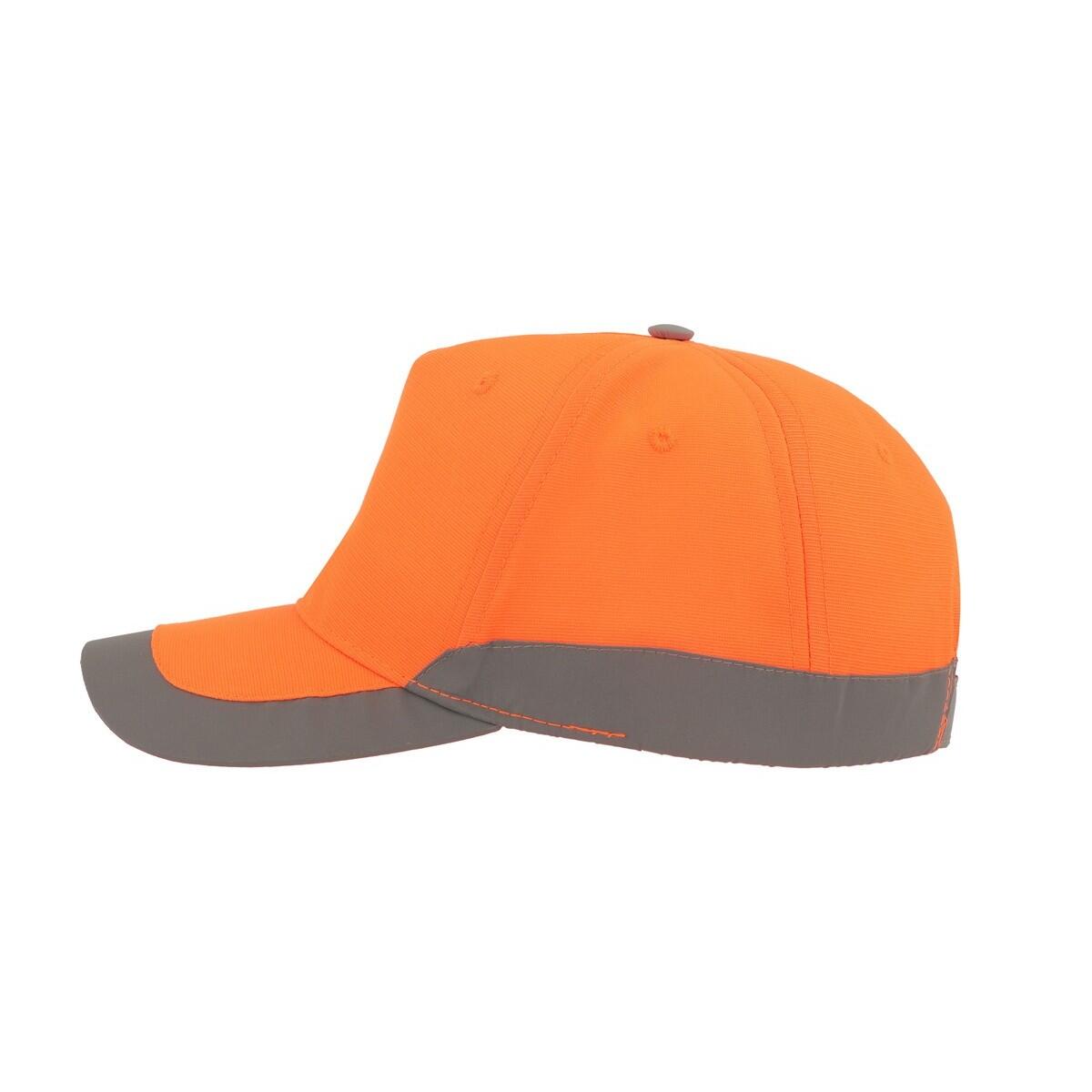 Casquette Réflechissante HELPY Mixte (Orange Fluo) 4/7