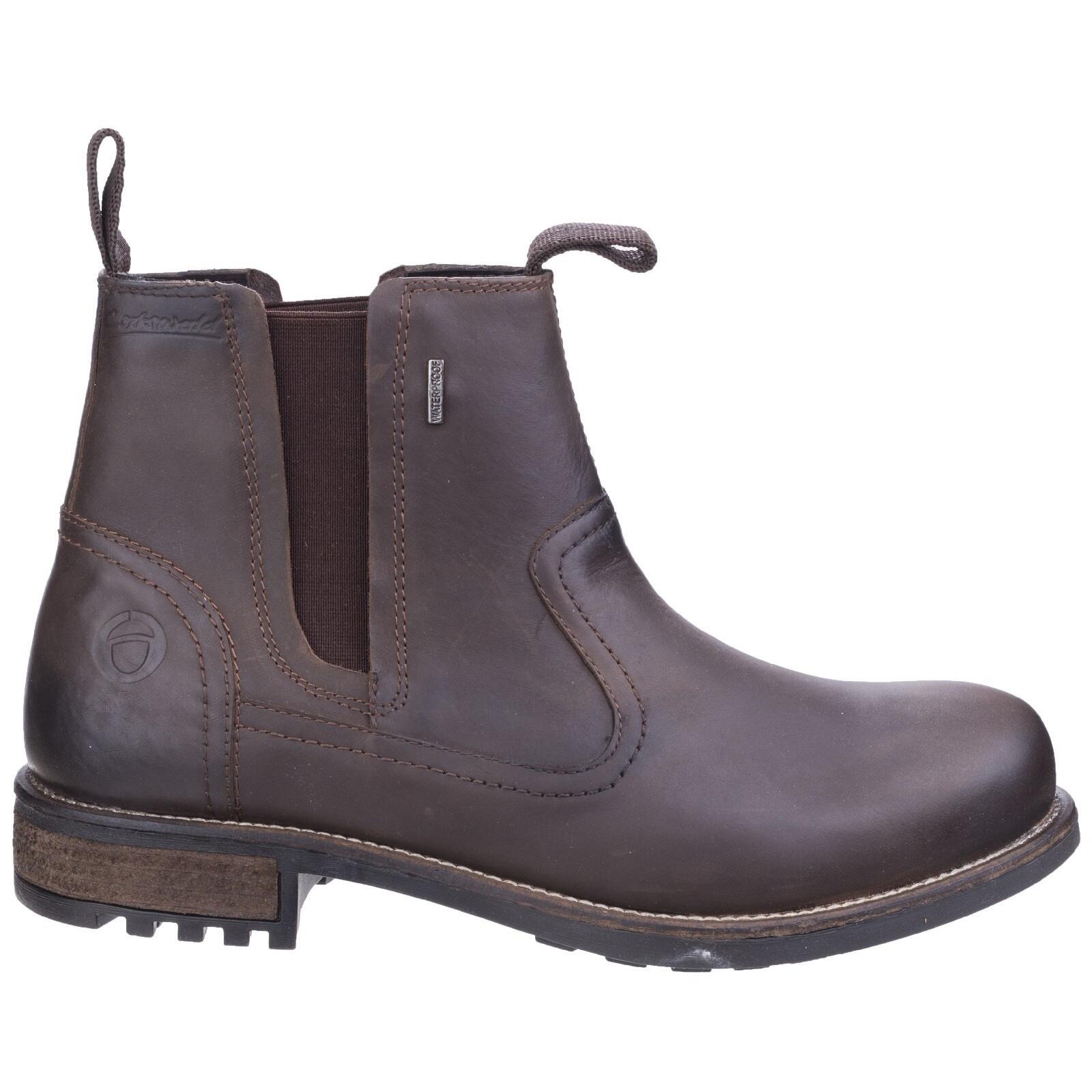 Mens Worcester Moisture Wicking Pull On Boots (Brown) 2/5