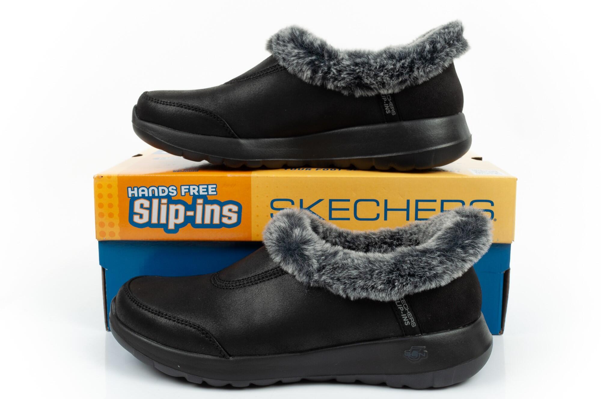 Chaussures d'hiver Skechers ON-THE [175490/BKGY] SLIP-INS 7/7