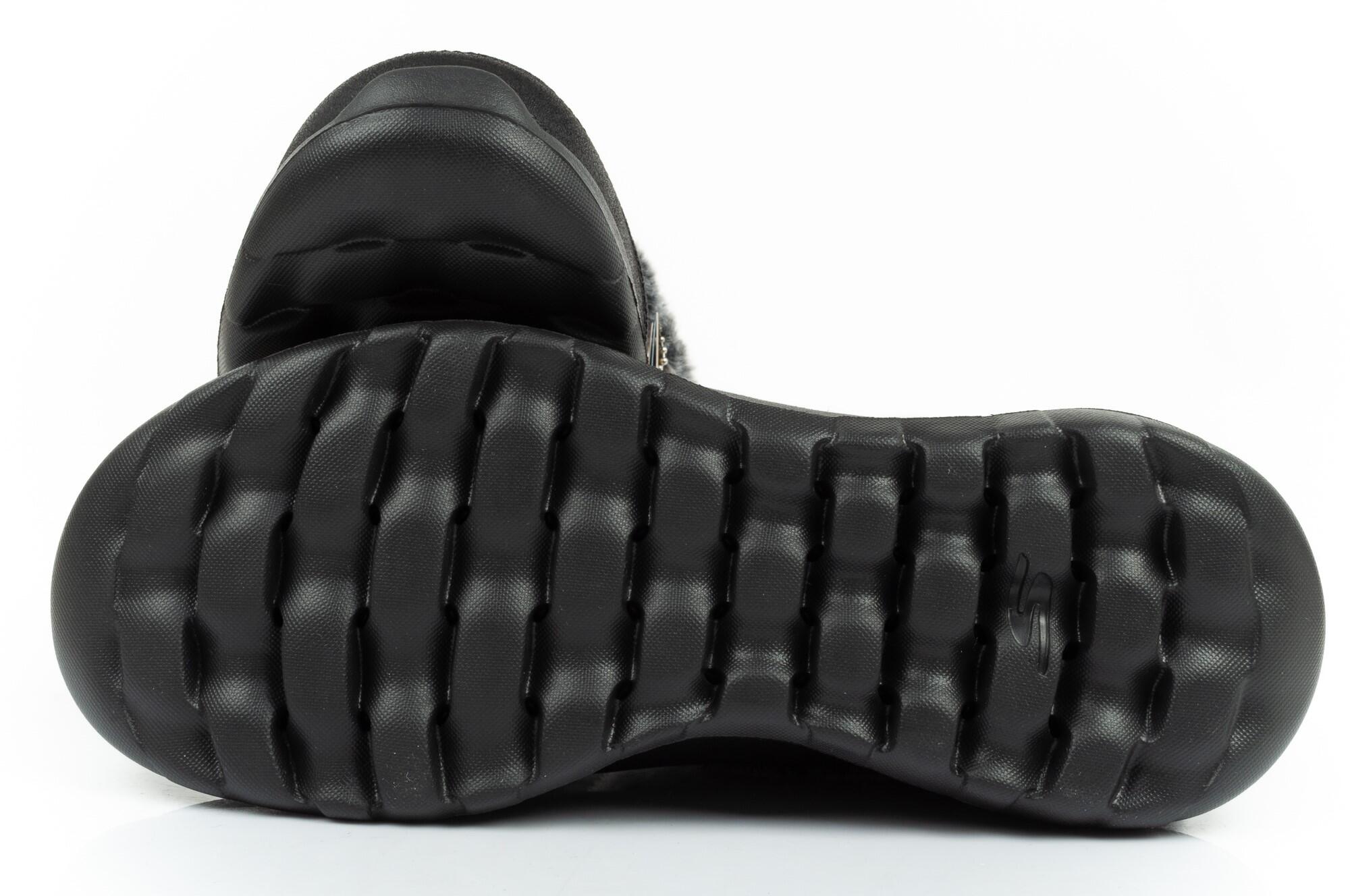 Chaussures d'hiver Skechers ON-THE [175490/BKGY] SLIP-INS 6/7