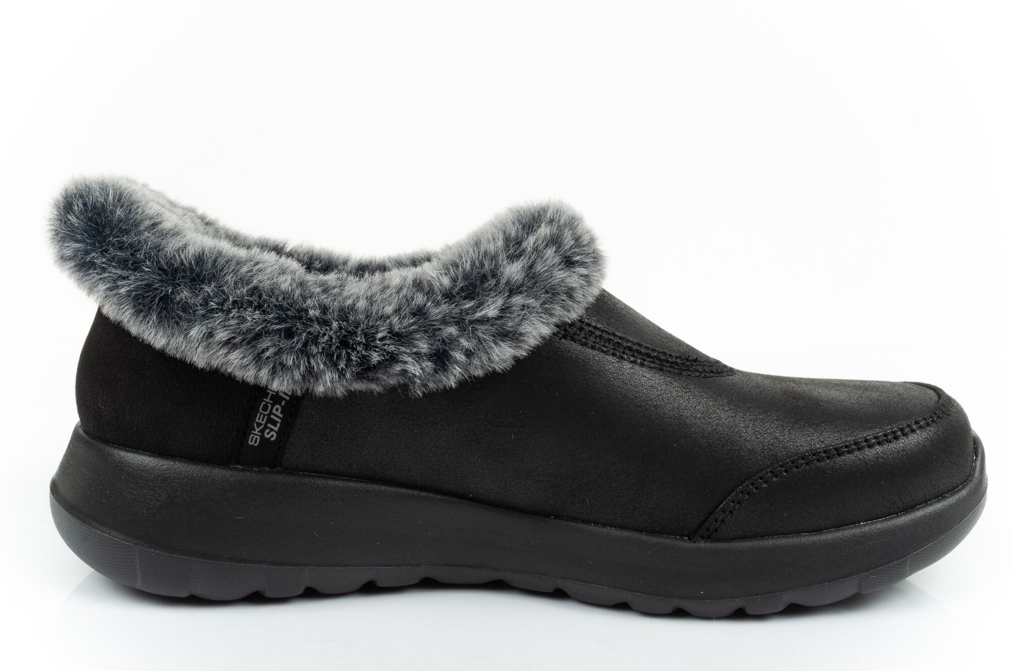 Chaussures d'hiver Skechers ON-THE [175490/BKGY] SLIP-INS 4/7
