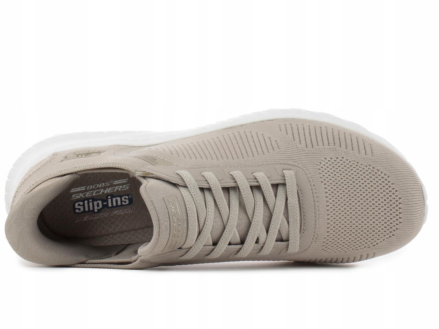 Chaussures pour femmes Skechers Bobs squad Beige 7/7
