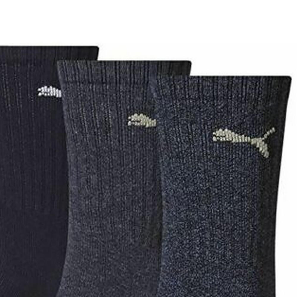 Chaussettes De Sport CREW Adulte (Bleu Marine) 3/3