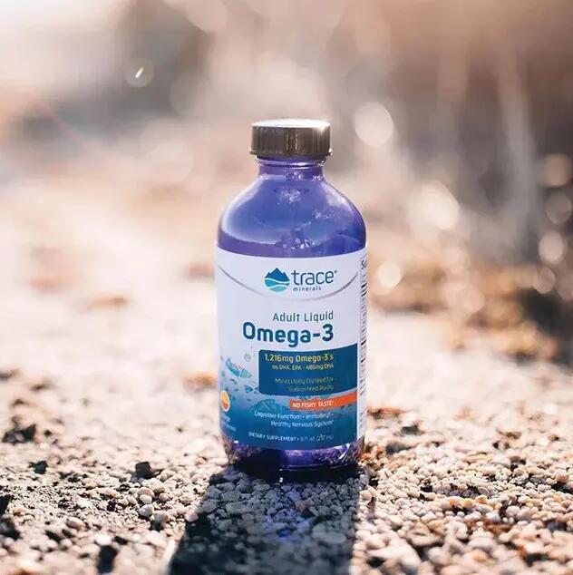 Trace Minerals Adult Liquid Omega-3 Narancs ízben 118ml 2/5