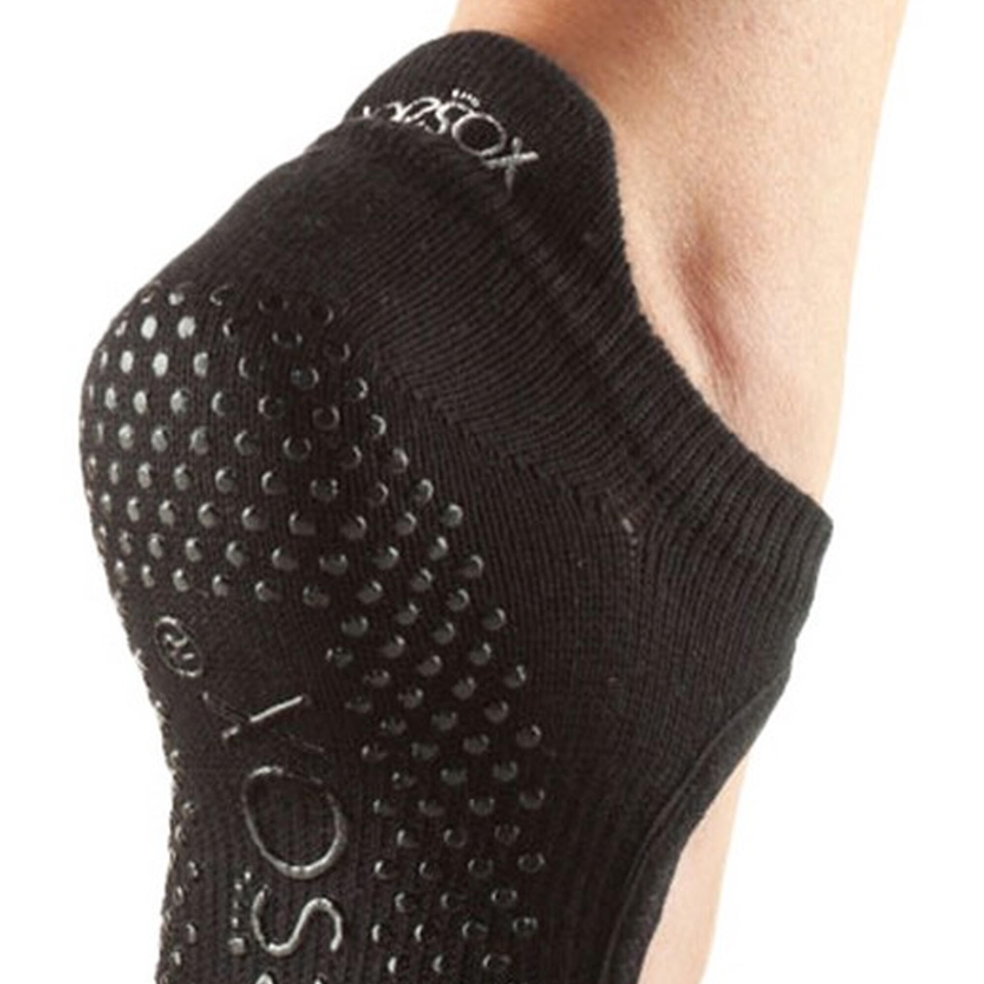 Womens/Ladies Bellarina Toe Socks (Black) 2/3