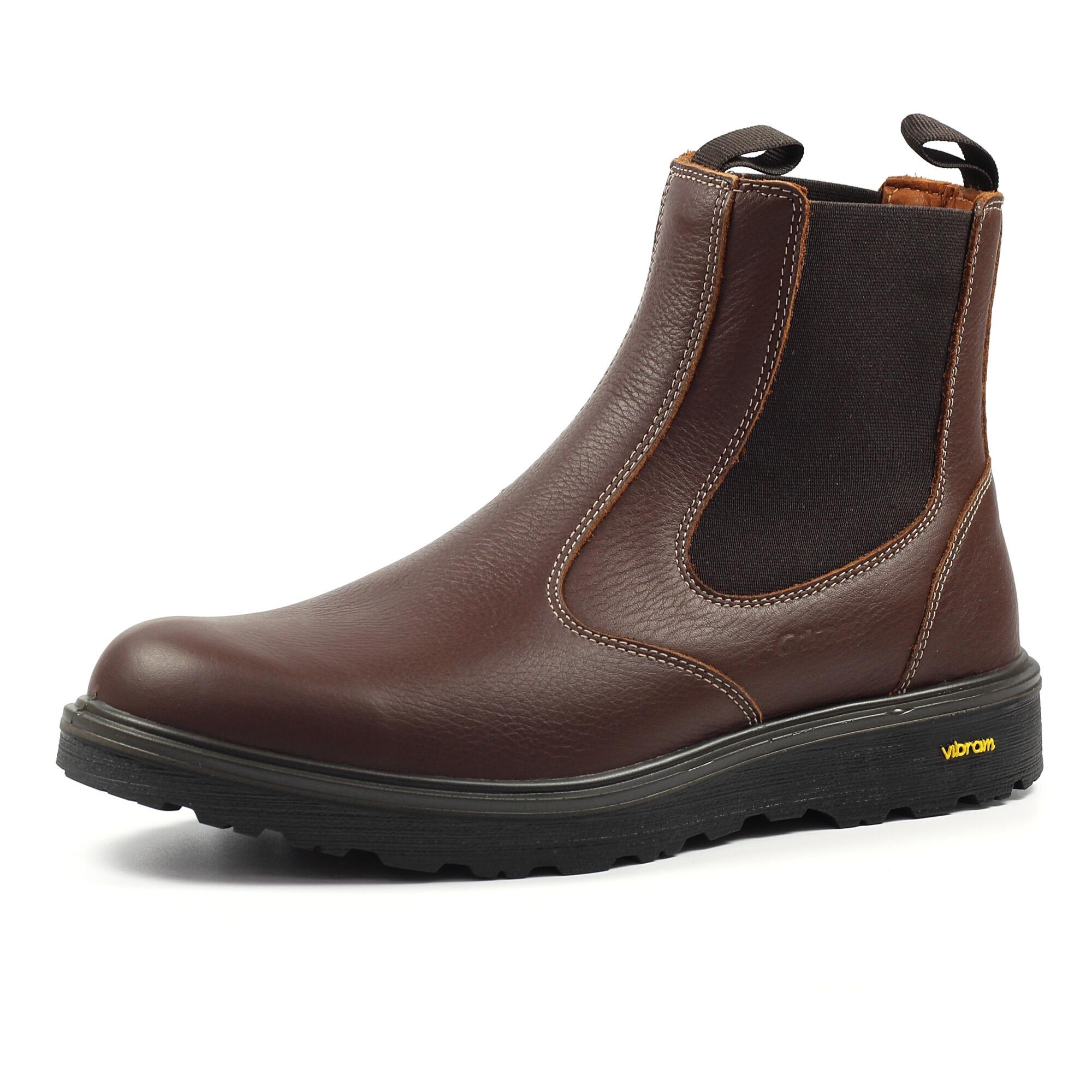 Bottines De Marche CRIEFF Homme (Marron / Noir) 3/4
