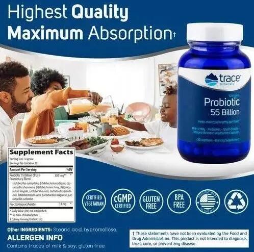 Trace Minerals Probiotikum 55 Milliárd 30 db kapszula 4/7