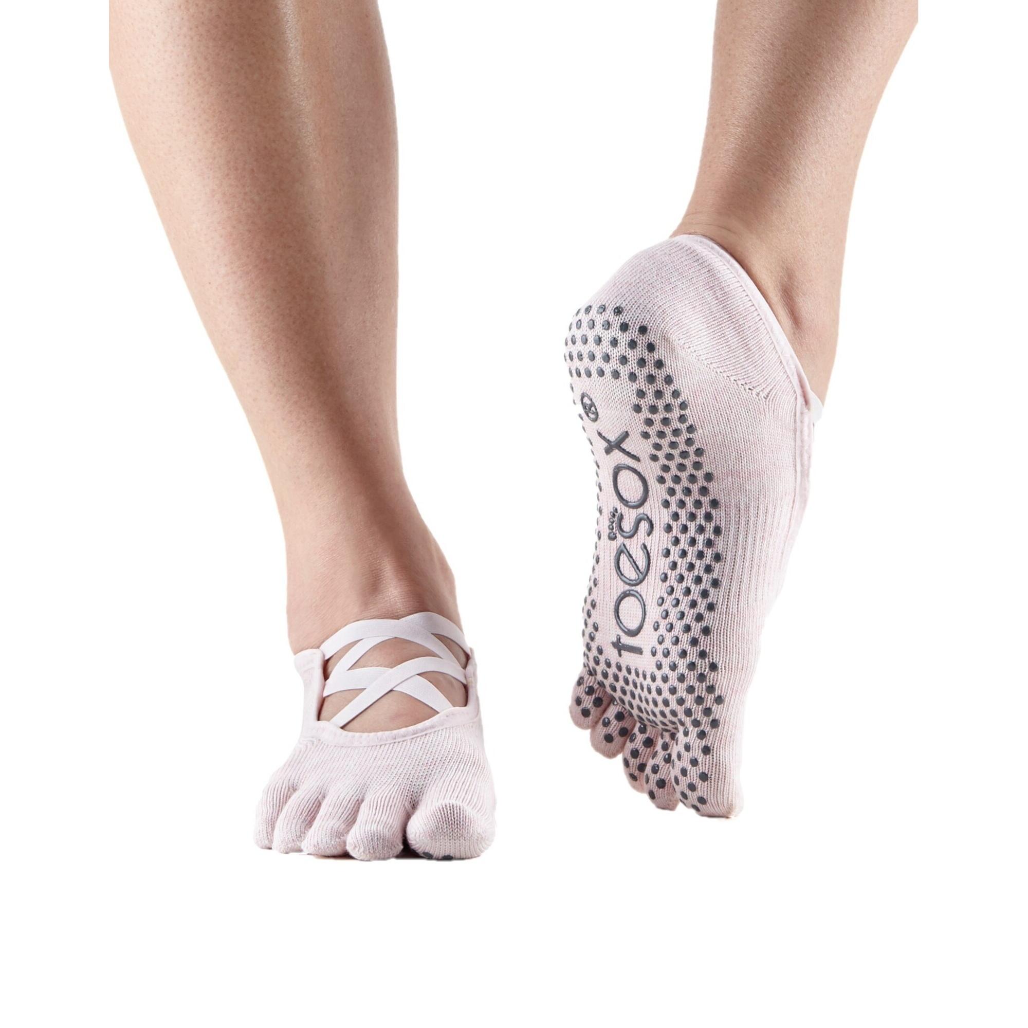 TOESOX Womens/Ladies Elle Toe Socks (Pink)
