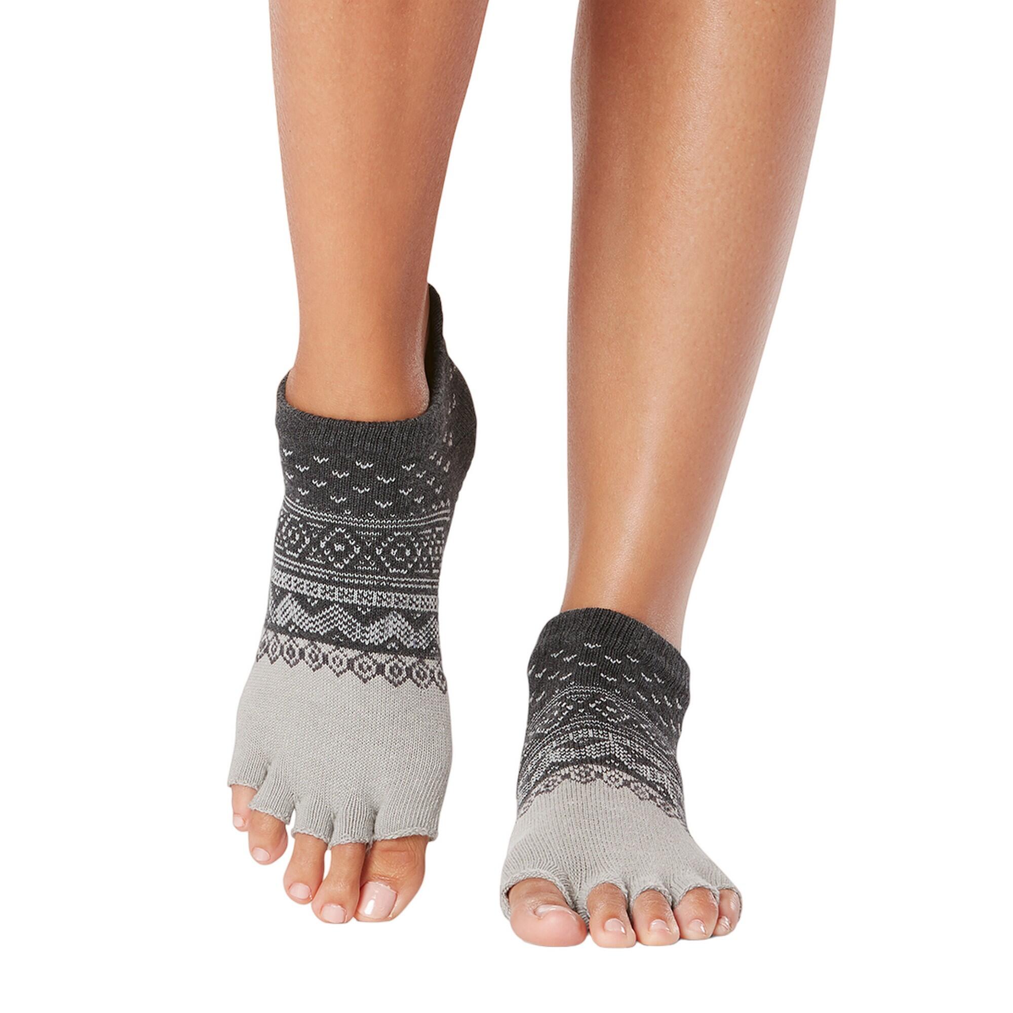 TOESOX Womens/Ladies Wintertide Toe Socks (Grey)