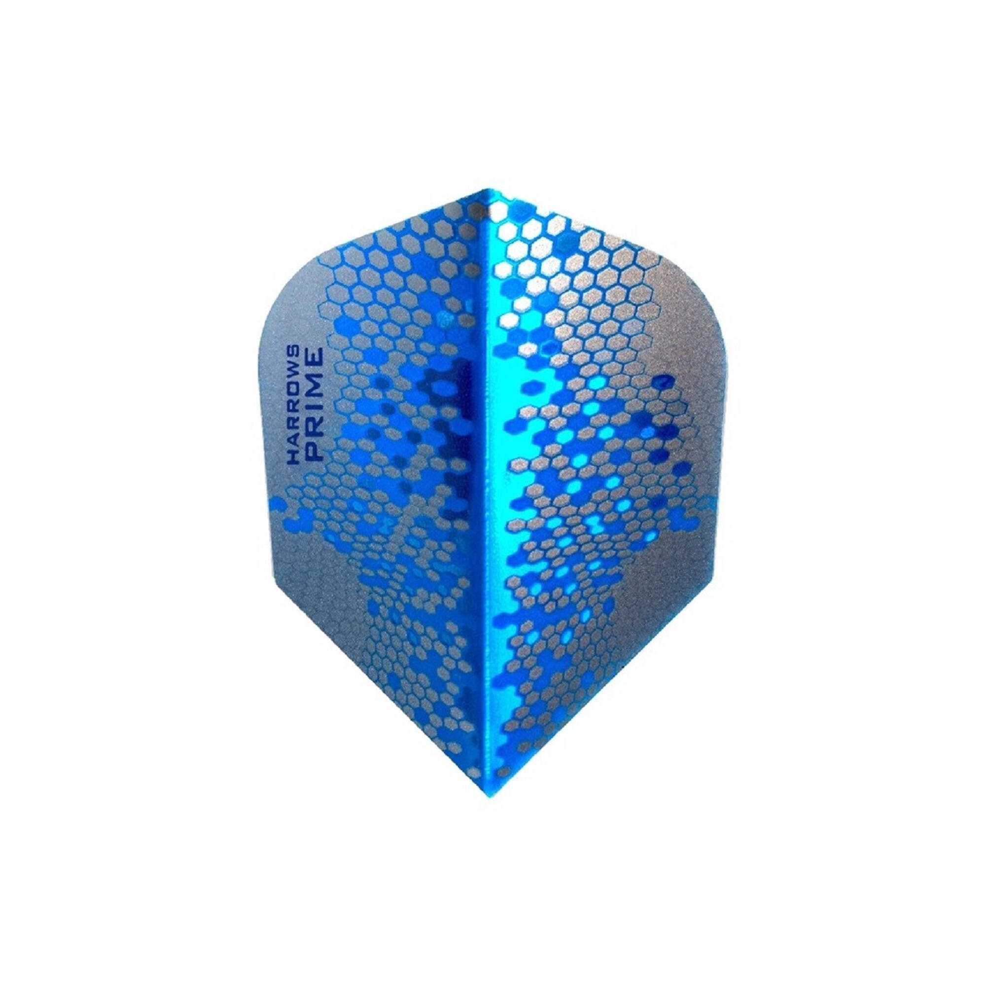 HARROWS Prime Dart Flights (Aqua Blue/Grey)