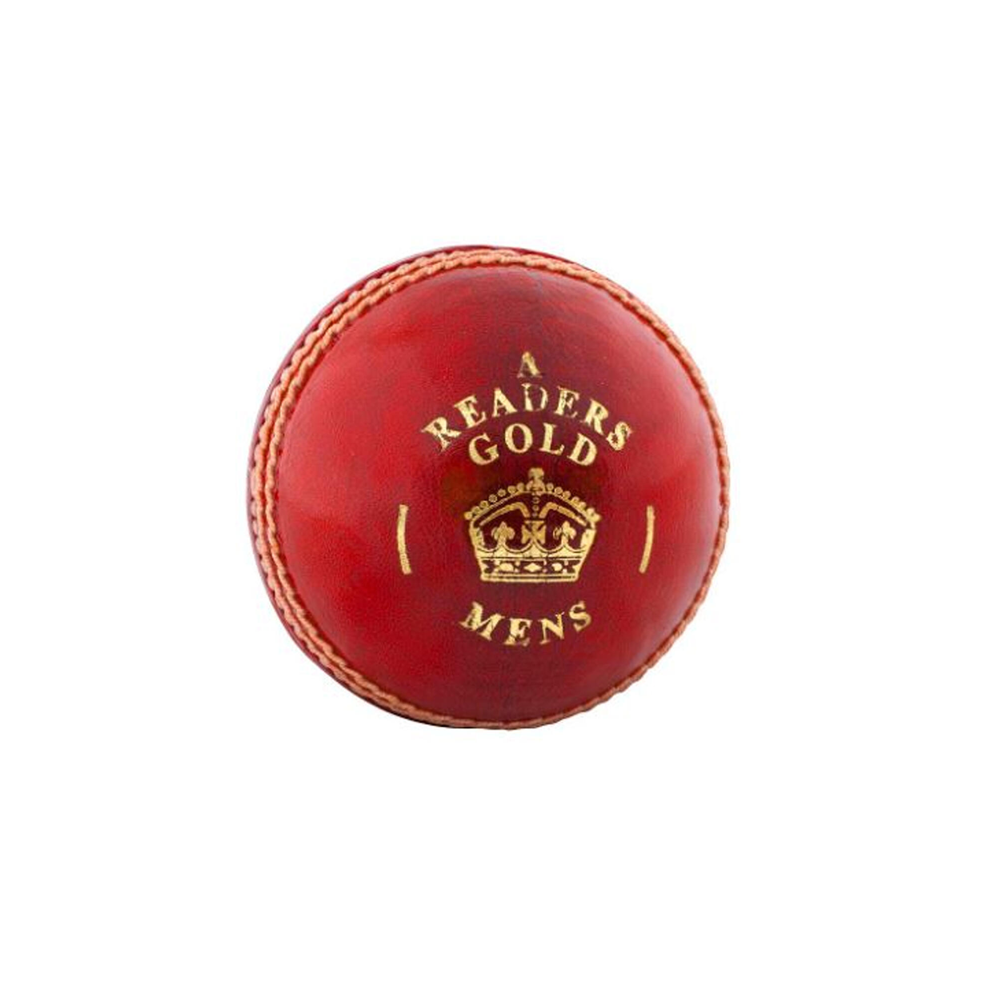 READERS Cricket Ball (Red/Gold)