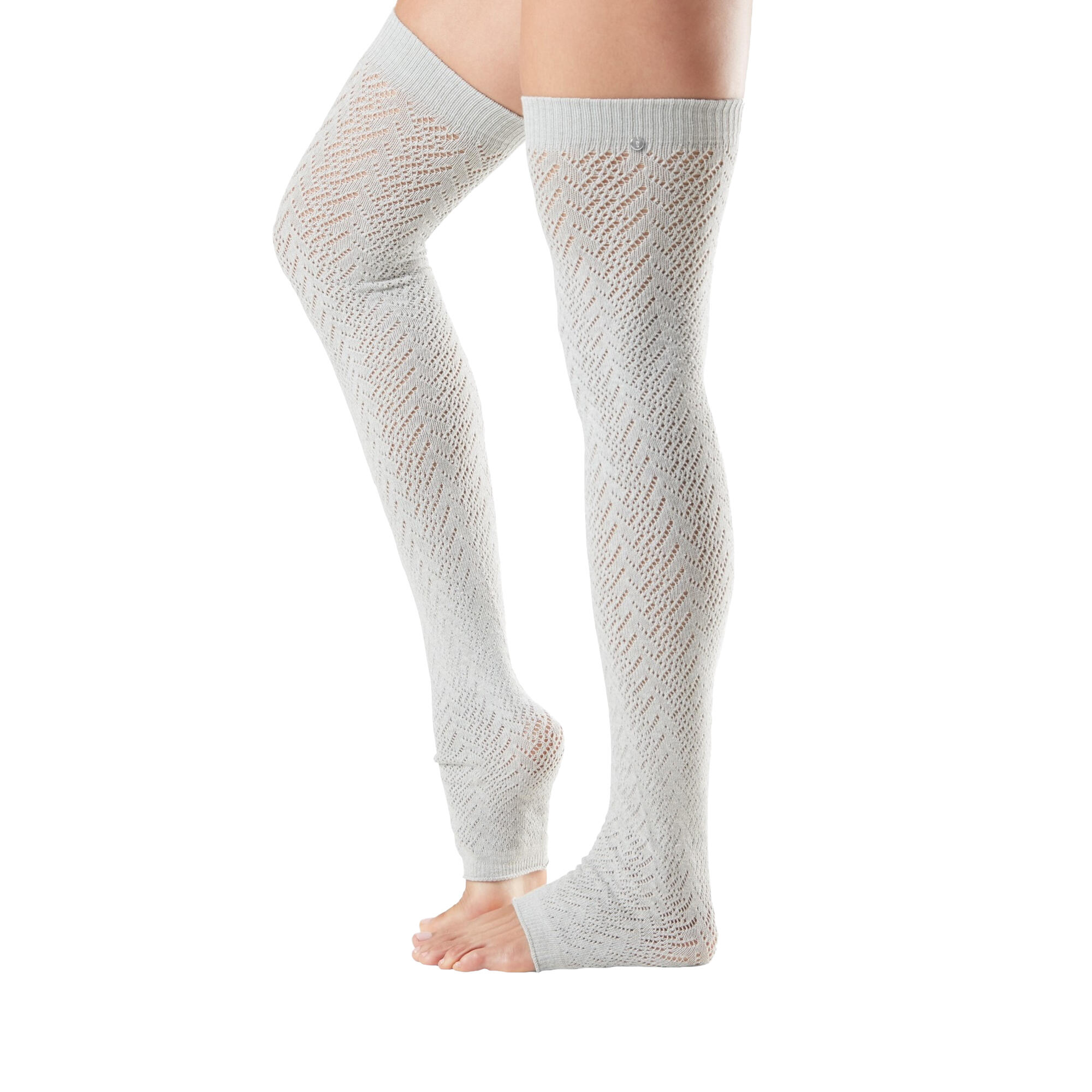 TOESOX Womens/Ladies Farrah Dance Leg Warmers (Platinum)