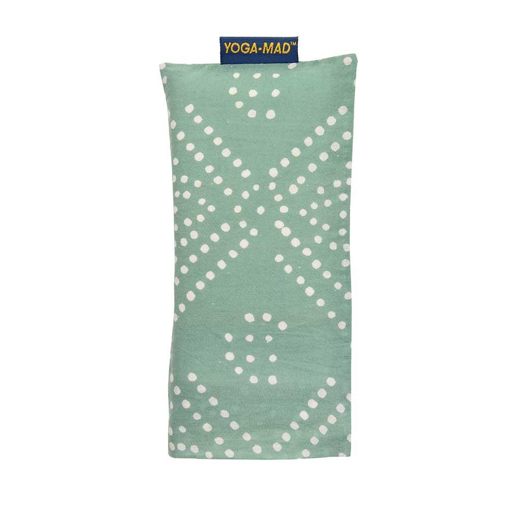 FITNESS-MAD Cotton Patterned Eye Pillow (Green)