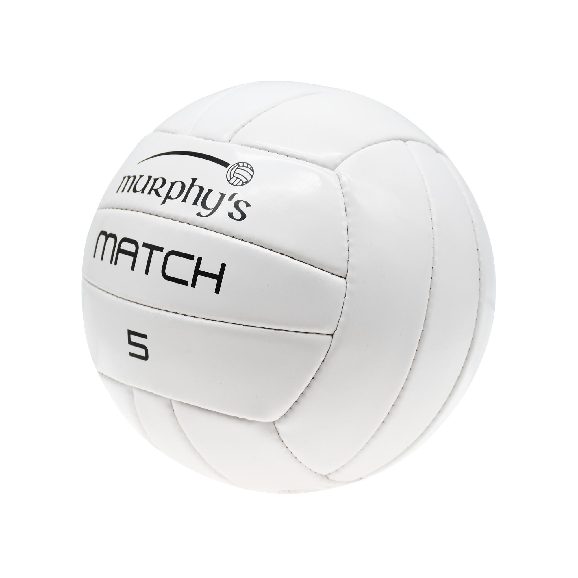 Ballon De Football Gaélique (Blanc) 2/3