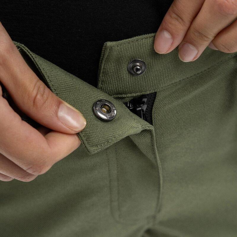 Pantaloni de snowboard Hardshell pentru femei P2-W Taiga Verde